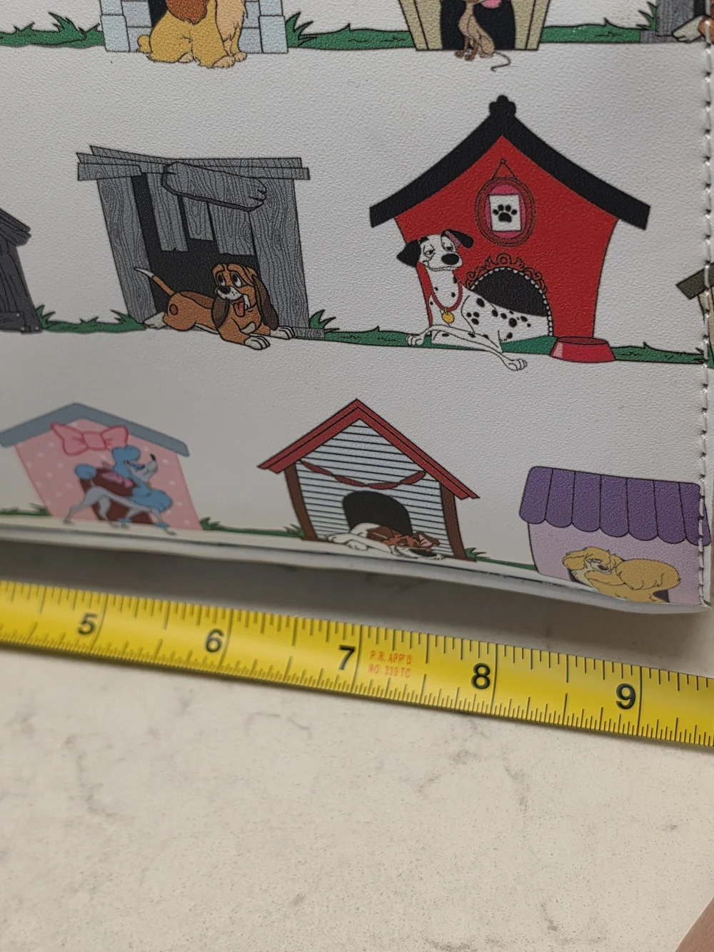 NWT Loungefly White Disney Lady and the Tramp Dog House Crossbody Bag